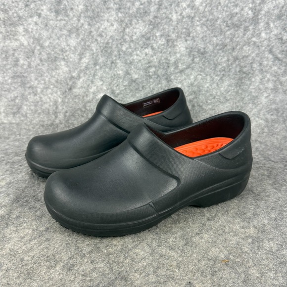 Crocs Neria Pro II Work‎ Shoes Women's Size 5 Black Light Slip Resistant Nurse - Picture 1 of 7